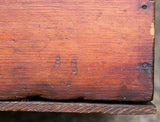 Candle or Saltbox Mid-19th Century Pumpkin Pine