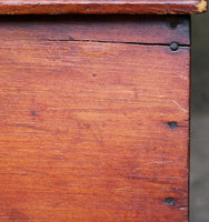 Candle or Saltbox Mid-19th Century Pumpkin Pine