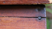 Candle or Saltbox Mid-19th Century Pumpkin Pine