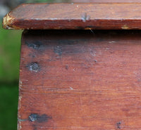 Candle or Saltbox Mid-19th Century Pumpkin Pine