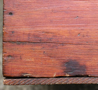 Candle or Saltbox Mid-19th Century Pumpkin Pine