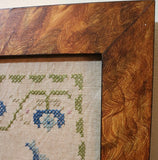 Sampler with Birds House and Trees Large Size