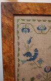 Sampler with Birds House and Trees Large Size