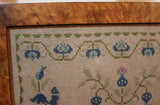 Sampler with Birds House and Trees Large Size