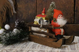 German Santa in Sleigh Full of Toys