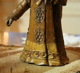 Woodland Santa Relief Carved in Forest Setting