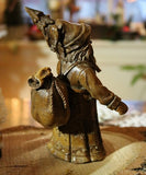 Woodland Santa Relief Carved in Forest Setting