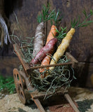 German Rabbit Candy Container Pulling Cart Easter Gathering