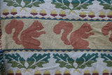Autumn Jacquard Throw Squirrel Leaves Acorns