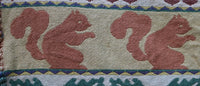 Autumn Jacquard Throw Squirrel Leaves Acorns