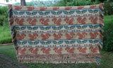 Autumn Jacquard Throw Squirrel Leaves Acorns