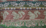Autumn Jacquard Throw Squirrel Leaves Acorns