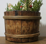 Diminutive Staved Bucket filled with Holiday Suprises