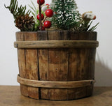 Diminutive Staved Bucket filled with Holiday Suprises