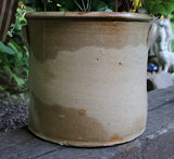 Stoneware Crock Floral Cobalt Decoration Not Marked