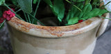 Stoneware Crock Floral Cobalt Decoration Not Marked