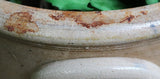 Stoneware Crock Floral Cobalt Decoration Not Marked