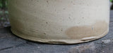 Stoneware Crock Floral Cobalt Decoration Not Marked