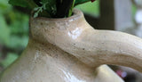 19th Century Stoneware Floral Slip Decorated Jug Burger Bros & Co