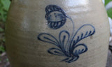 19th Century Stoneware Floral Slip Decorated Jug Burger Bros & Co
