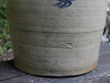 19th Century Stoneware Floral Slip Decorated Jug Burger Bros & Co