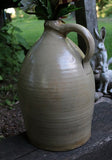 19th Century Stoneware Floral Slip Decorated Jug Burger Bros & Co