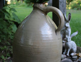19th Century Stoneware Floral Slip Decorated Jug Burger Bros & Co