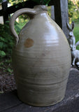 19th Century Stoneware Floral Slip Decorated Jug Burger Bros & Co