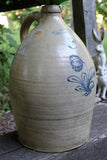 19th Century Stoneware Floral Slip Decorated Jug Burger Bros & Co