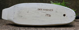 1976 PA Folk Art Swan Decoy – Signed Geo Dohner (Stick-Neck Tundra)