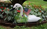 1976 PA Folk Art Swan Decoy – Signed Geo Dohner (Stick-Neck Tundra)