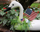 1976 PA Folk Art Swan Decoy – Signed Geo Dohner (Stick-Neck Tundra)