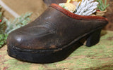 Exceptional Childs Swedish Clogs Tooled Leather