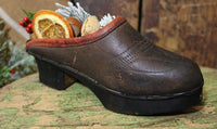 Exceptional Childs Swedish Clogs Tooled Leather