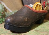 Exceptional Childs Swedish Clogs Tooled Leather