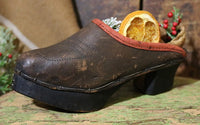 Exceptional Childs Swedish Clogs Tooled Leather