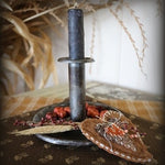 Tin Push Up Candleholder Autumn with Heart