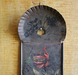 Wall Sconce Paint Decorated