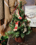 Early Document Box Book and Decorated Tree