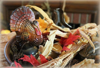 Stoneware Baking Dish Wax Turkey Thanksgiving Gathering