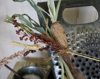 McCoy Stoneware Picket Fence Bowl Root Vegetables Grater