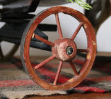 Hide Covered German Horse Pull Toy with Wagon LIGHTS UP