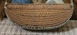 Wall Half Basket in Paint 19th Century