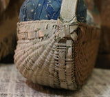 Wall Half Basket in Paint 19th Century