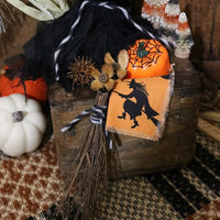 Early 19th Century Mortised Box Halloween Witch