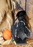 Early 19th Century Mortised Box Halloween Witch