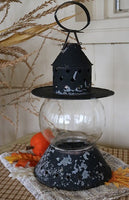 Halloween Lantern Onion Glass Globe Enchanting