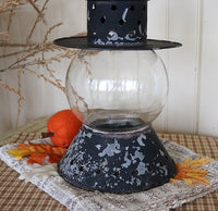 Halloween Lantern Onion Glass Globe Enchanting
