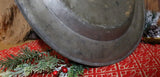 18th Century Pewter Charger Stone Fruit and Festive Holiday Greens