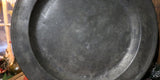 18th Century Pewter Charger Stone Fruit and Festive Holiday Greens
